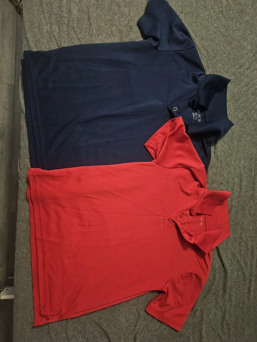 The Children's Place Navy & Red Polo Shirts - Boys School Uniform Set